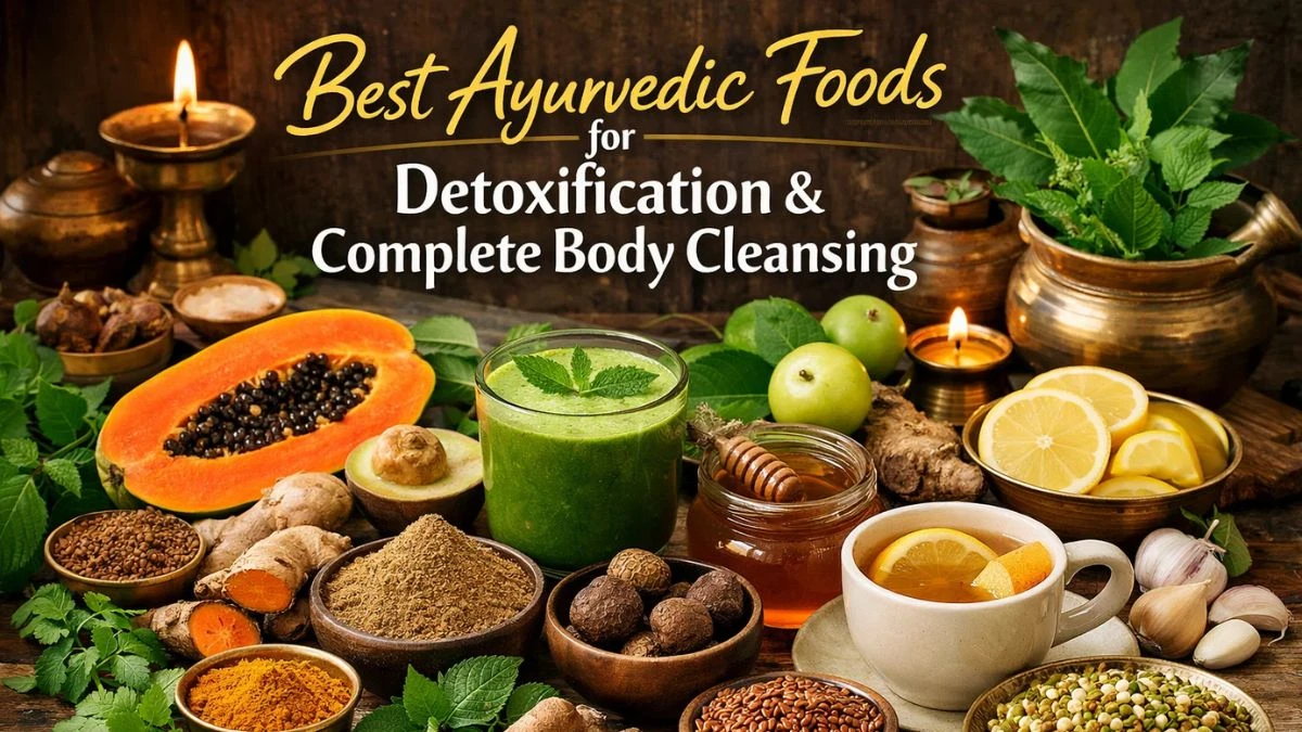 🌱 Best Ayurvedic Foods for Detoxification & Complete Body Cleansing