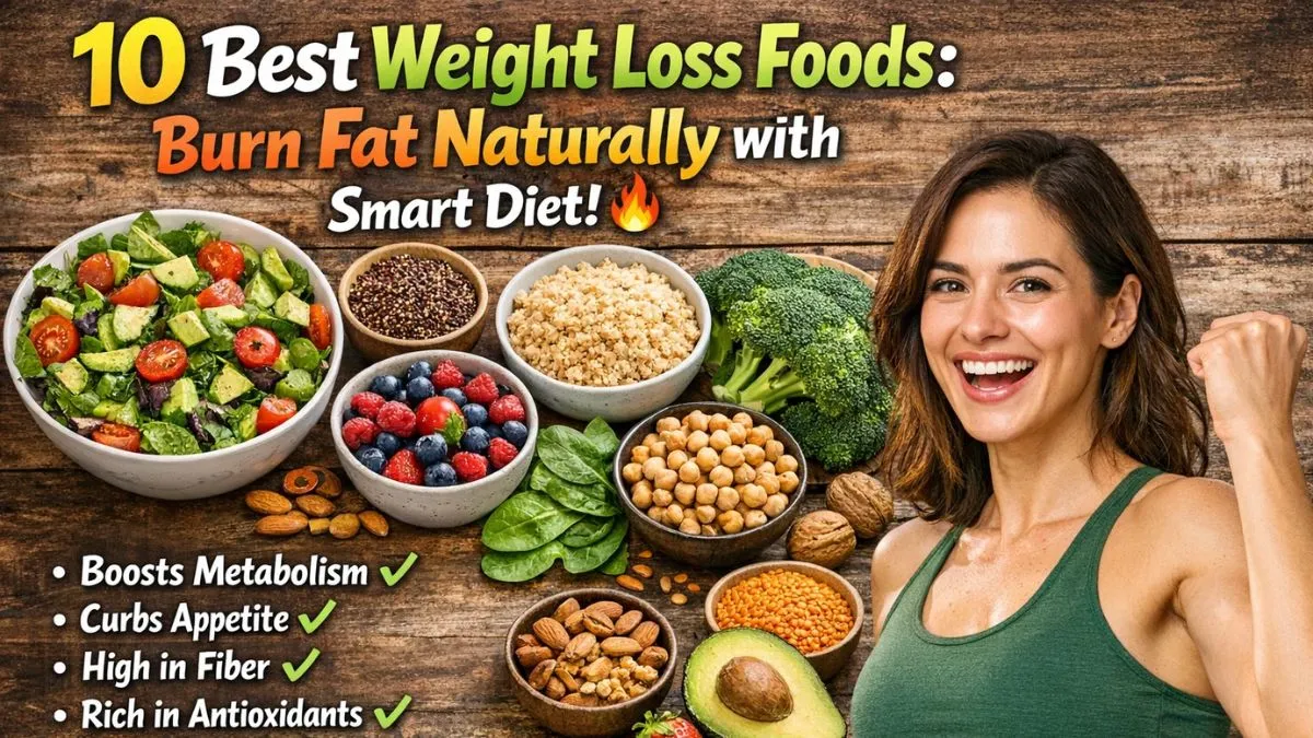 10 Best Weight Loss Foods: Burn Fat Naturally with Smart Diet! 🥗🔥
